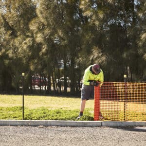 Plastic Barrier Mesh System